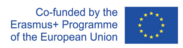 EU logo with text "Co-funded by the Erasmus+ Programme of the European Union"